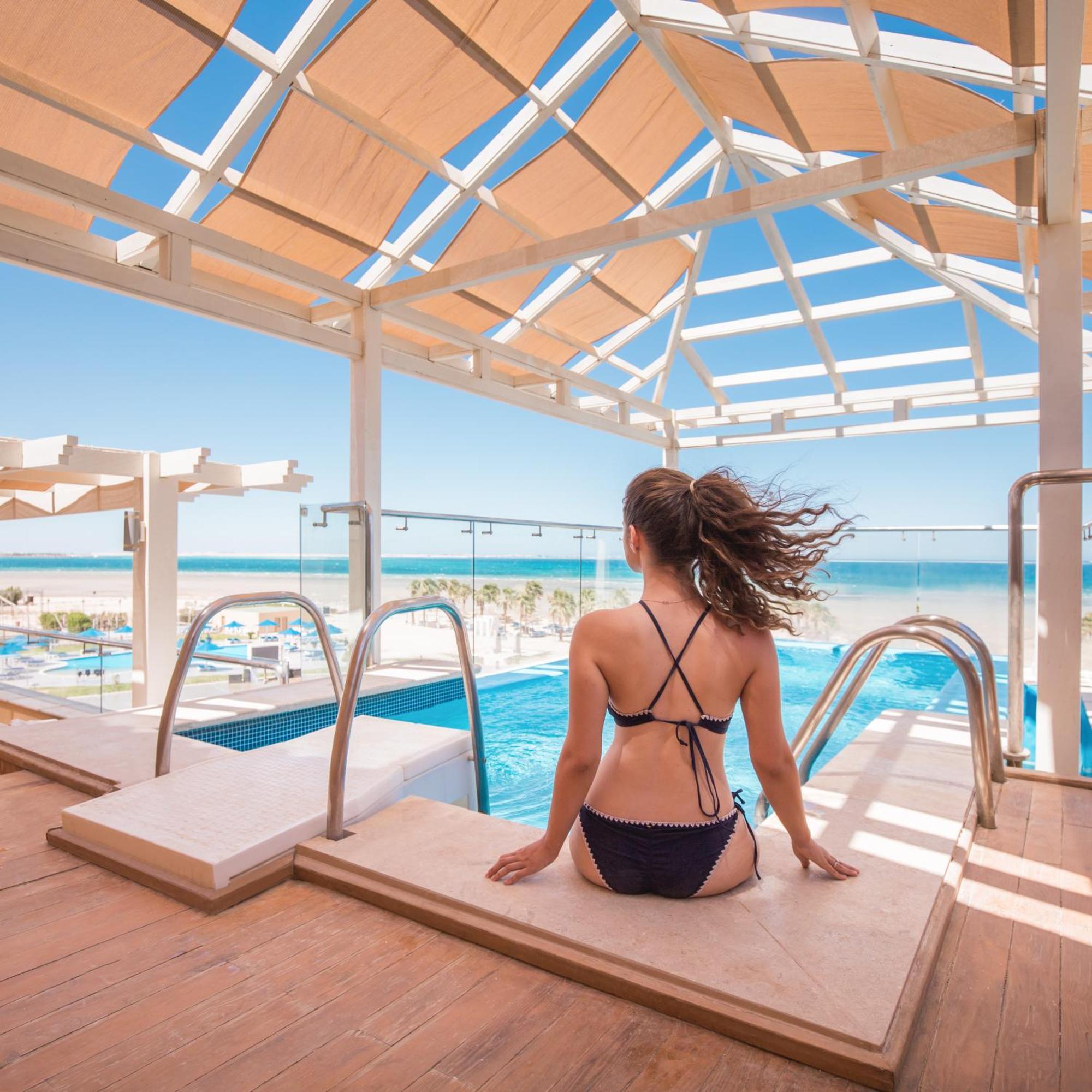 Amwaj Beach Club Abu Soma Hurghada Exteriör bild