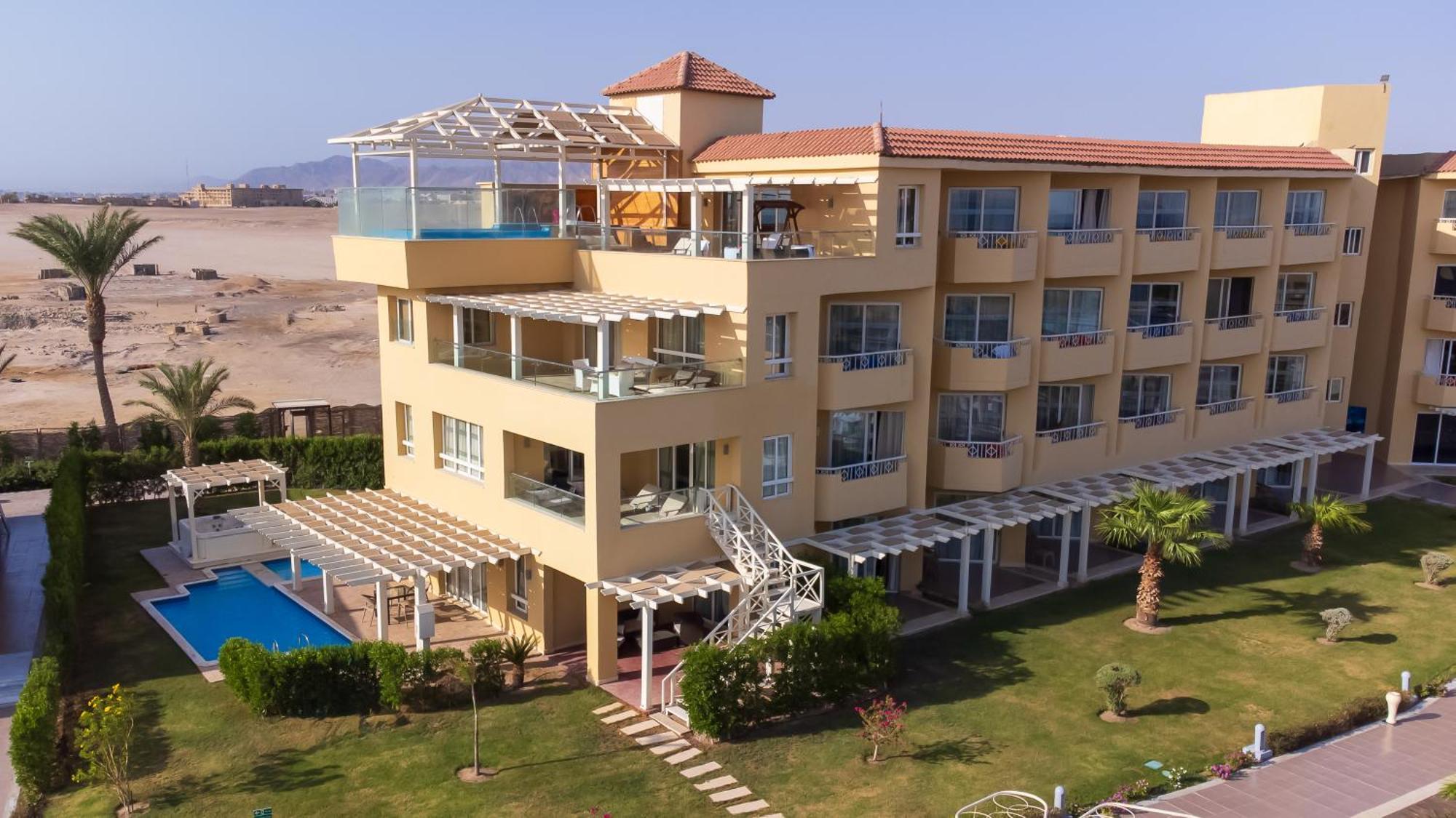 Amwaj Beach Club Abu Soma Hurghada Exteriör bild